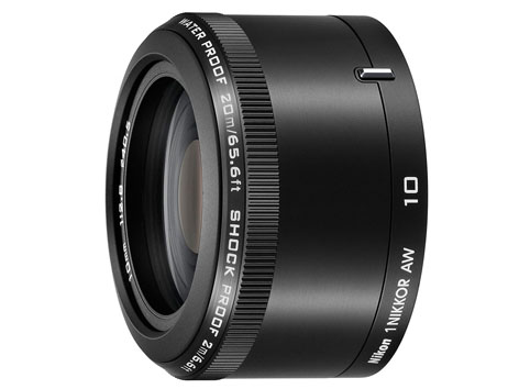 Nikon 1 AW1 10mm, ottica impermeabile